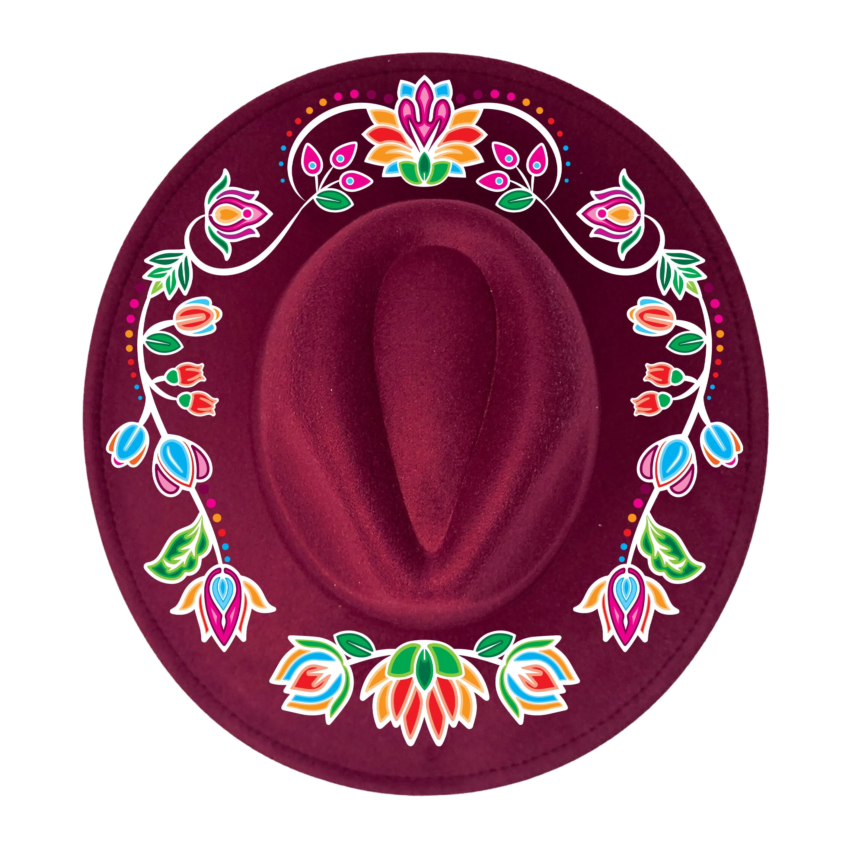 Waterbird Wildflowers  1 Fedora Hat