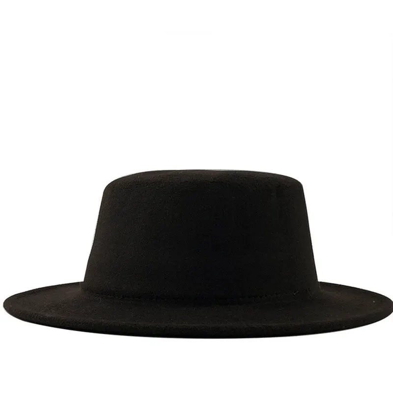 Winter Autumn Imitation Woolen Women Men Ladies Fedoras Top Jazz Hat European American round Caps Bowler Hats Feminino Gorra