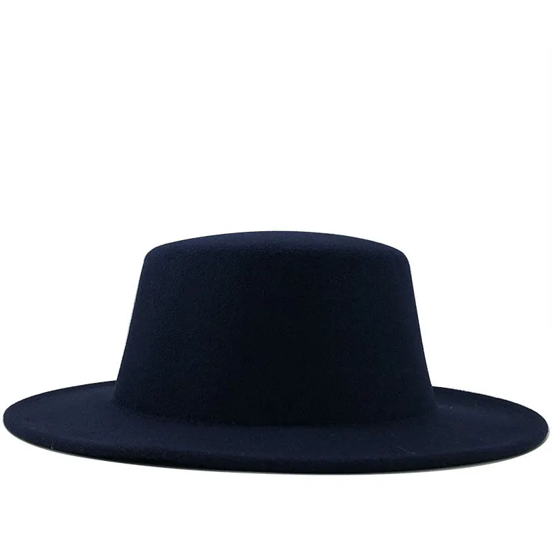 Winter Autumn Imitation Woolen Women Men Ladies Fedoras Top Jazz Hat European American round Caps Bowler Hats Feminino Gorra