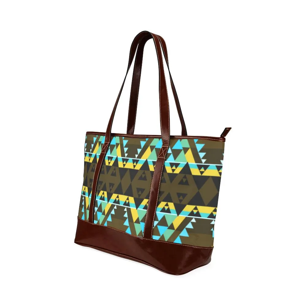 Writing on Stone Broken Lodge Tote Handbag