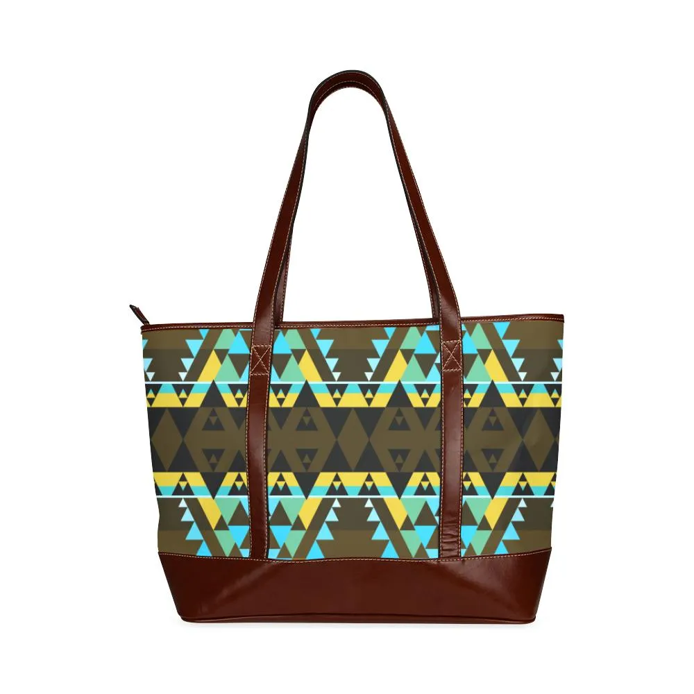 Writing on Stone Broken Lodge Tote Handbag